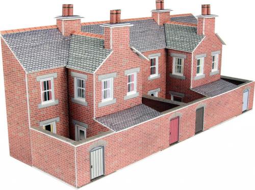 PN176 Metcalfe Low Relief Terraced House Backs Brick